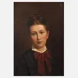 G. Jehn, Bildnis Resi Jehn, Öl auf Leinwand