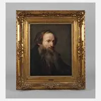 Portrait eines älteren Mannes by Hans Thoma, Öl auf Leinwand, offered Mar 2024