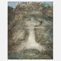 Percy Parlo, "Salzburg", Mischtechnik