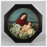 Max Georg Rossmann, Madonna mit Jesuskind, Öl auf Leinwand
