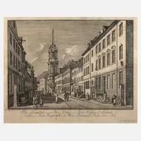 Johann G. Rosenberg, Die Klosterstraße in Berlin, Radierung