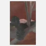 Christof Drexel, Abends, Gouache mit transparenten Partien auf Papier