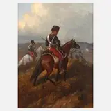 Charles de Luna, "Reiter", 1866, Öl auf Leinwand