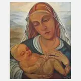 Klose-Greger, Madonna, Öl auf Leinwand