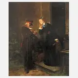Fritz Sonderland, Der Liebesbrief, Öl auf Leinwand