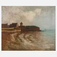 Emil Uhl, "Concarneau", Öl auf Leinwand