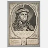 Cornelis Visscher, Bildnis Floris II, Kupferstich