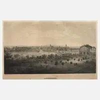 Gustav Frank, Langensalza in Thüringen, Kreidelithographie