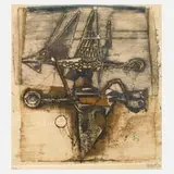 Johnny Friedlaender, "Die Vögel", Farbradierung