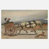 Carl Franz Bauer, Paar beim Trabrennen