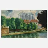 Goossens, Metz in Frankreich, Aquarell auf Papier