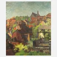 Paul Kretzschmar, Meißen-Blick auf Sankt Afra