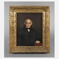 Bildnis Robert Baine by John Lamont Brodie, 1847, Öl auf Leinwand, offered Feb 2025