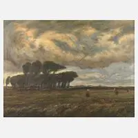 H. Kugel, Frauen im Feld, 1923, Öl auf Leinwand