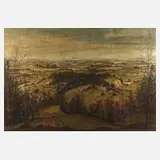 Franz Vetter, Thüringer Sommerlandschaft, 1945, Öl auf Sperrholzplatte