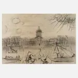 "L' Academie Paris" by Salvador Dalí, Radierung auf Bütten, offered Feb 2025