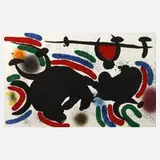 Joan Miró, Abstraktion, Farblithograph