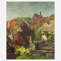 Paul Kretzschmar, Meißen-Blick auf Sankt Afra