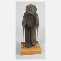 Wilhelm Zimmer, "Spuren der Zeit", 1961, Bronze