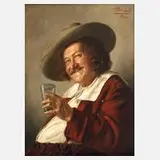 Ernst Stierhof, Trinker, Öl auf Leinwand