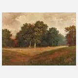 Rudolf Vent, Sommerliche Waldlandschaft, Öl auf Leinwand