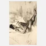 Louis Legrand, "Fleur de lit", Radierung auf Bütten