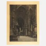Luigi Kasimir, Der Stephansdoms in Wien, 1926, Farbradierung