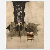 Johnny Friedlaender, Komposition, Farbaquatintaradierung
