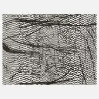 Arturo Herrera, "Run II", Radierung auf Velin