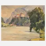 Oskar Kasper, "Kufstein", Aquarell auf Papier