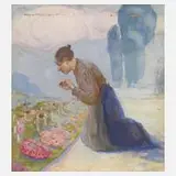 Anna Hillermann, Stilles Gedenken, 1926, Mischtechnik