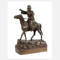 Vasily Yakovlevich Grachev, Kosake zu Pferde, Bronze
