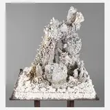 Claudia Biehne, übergroße Porzellanskulptur, Bronze