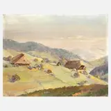 Weyh, "Partie auf der Mühlenbacherhöhe", Öl auf Leinwand