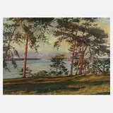 E. Schmidt, Sommer an der Havel, 1928, Öl auf Leinwand und Keilrahmen