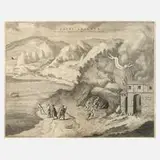 Pieter Mortier I, Grotta del Cane, Kupferstich