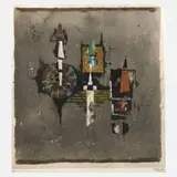 Johnny Friedlaender, Komposition, Farbaquatintaradierung