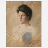 Otto Sander-Herweg Pastell, Damenportrait, 1925, Pastell auf Karton