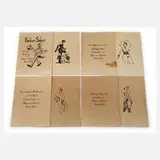 Max von Strauch, Vier Zeichnungszyklen, Zeichnungen und ein gestaltetes Deckblatt