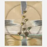 Otto Schwertl, "Die vier Richtungen", 1993, Mischtechnik