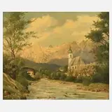Minni Herzing, Pfarrkirche St. Sebastian in Ramsau