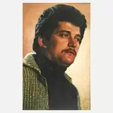 Manfred Leibl, Selbstportrait, 1981, Öl auf Platte