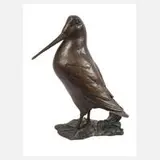 Fritz Heidenreich, Uferschnepfe, Bronze