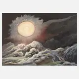 Heinz Dodenhoff, Traumlandschaft, 1969, Öl auf Malkarton