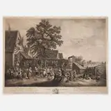 David Teniers, "Féte Flamande", Radierung