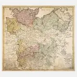 Homanns Erben, Karte Norddeutschland, Kupferstich