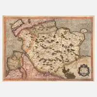 Gerardus Mercator, 'Holsatiae Ducatus'', Kupferstich