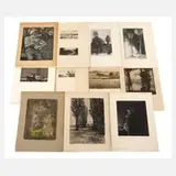 Konvolut Graphikbeilagen aus Pan, Ohne Titel