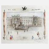 Kurt Mühlenhaupt, "Das Berliner Stadtschloss...", 2003, Lithographie