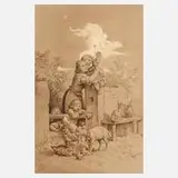 Ludwig Richter, Sommeridylle, Mischtechnik